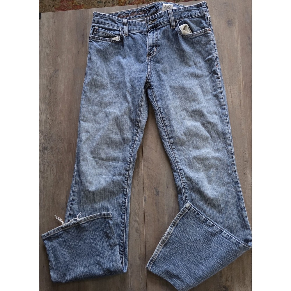 Eddie Bauer Special Dyed Denim Blue Jeans Women 6R Bootcut